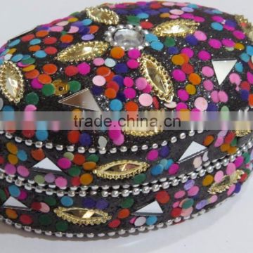 Handmade Ornament box jewelry accessories gift boxes lac glitter box