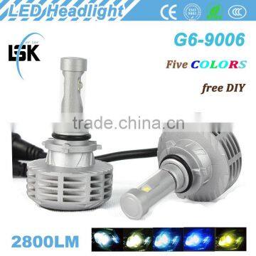 Wide voltage 12v to 24v g6 hottest led headlight use of motorcycle, cars