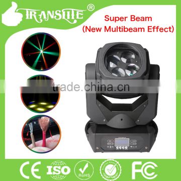 New design and high performance 4*25W super beam sharply moving head light for dJ lighting