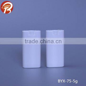 5g white PP plastic lipstick tubes, lip balm tubes, lip gloss cosmetic container                        
                                                                                Supplier's Choice