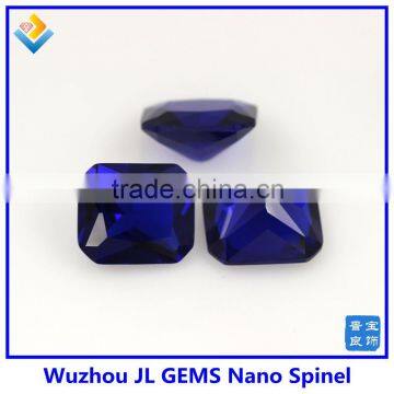 Synthetic Octagon blue sapphire Nano Spinel