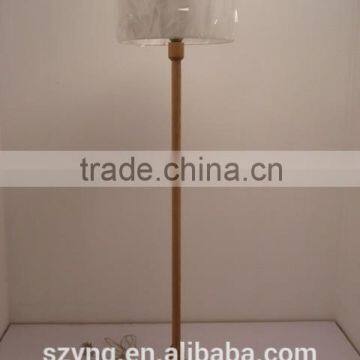 wooden floor lamp