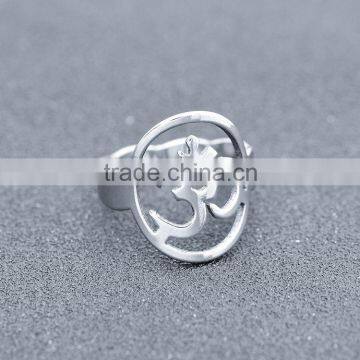 2016 Lucky Number Stainless Steel Men Boys Silver Cool Ring photo-2