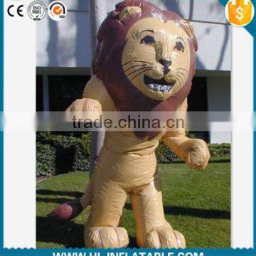 2015 popular advertising inflatable lion cartoon, inflatable lion mascot