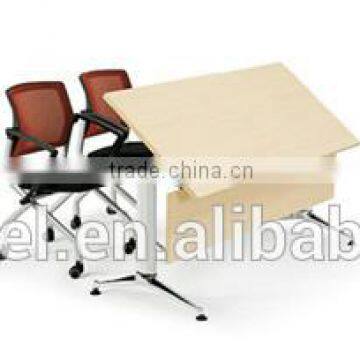 Commercial Office Furniture Stainless Steel Metal Training Table Workstation photo-5