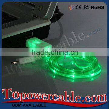 Factory Wholesale Best Competitive Price LED USB To Micro-USB Charging Cable photo-3