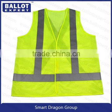 Mesh polyester fluorescent fabrics safety work clothing wholesale