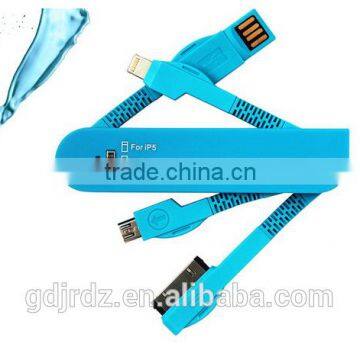 2016 Three in One Data Line Andriod Phone Newest Portable Travel Artifact and Convenient Life for Charge Power