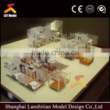 3D Maquette Government Building Miniature construction building model