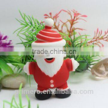 Hot Sale Santa LED Lights Glowing Sound Small Toys Gift Father Christmas Keychain photo-2