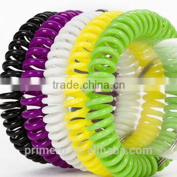 Spring Rope Plastic Chain Lanyard Anti-theft Key Chain Bungee Cord Keyring photo-5
