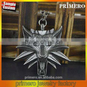 The Witcher 3 Pendant Medallion Wizard 99% Original Necklace Wolf Hunt zinc alloy