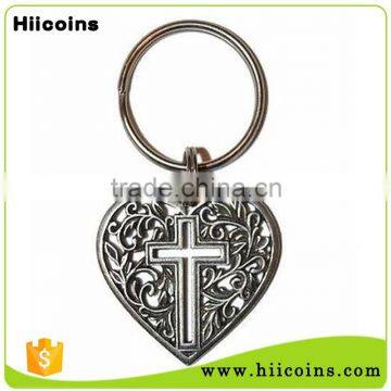 China Cheap Manufacturer Wholesale Custom Metal Religious Keychain