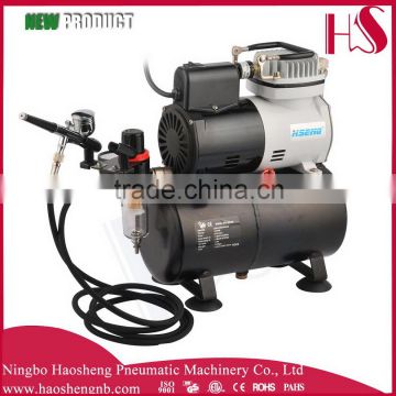 Hseng AF186 small silent airbrush machine with fan