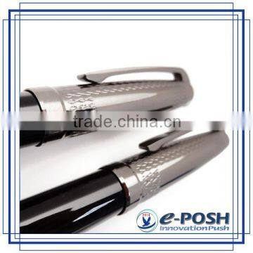 Calligraphy Metal Engraving Office Stationery Roller Ball Gift Pen Set photo-5