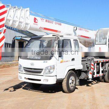 shandong factory Price Telescopic mini truck crane with attachments with lift platform