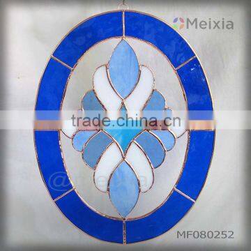 MF080252 china wholesale tiffany style stained glass wall hanging panel for window decoration home decoration items