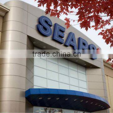 Top Quality Aluminum curtain wall , Metal cladding