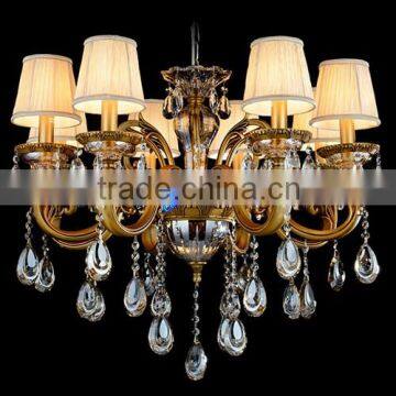 Modern European Style LED Hotel Lobby Crystal Ball Chandelier Pendant Lamp CZ5015/8