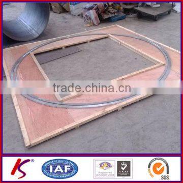 Large diameter alloy steel ring