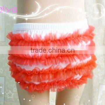 Petti cotton ruffled bloomer , panties for girls in stock