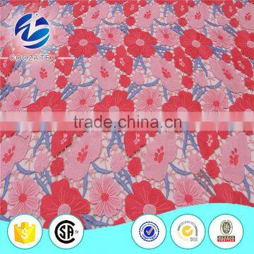 we are china suppier for polyester fabric embroidered