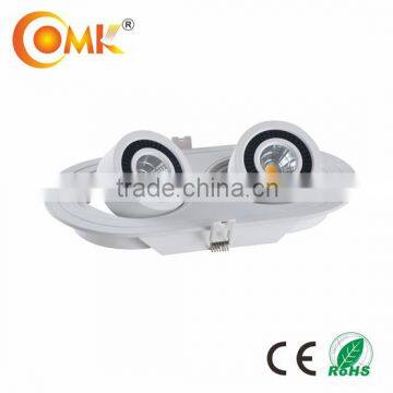 2*5W/2*7W adjustable cob led spot light with driver OMK-GS008-2