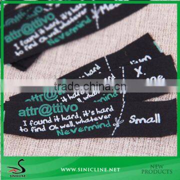 Sinicline Woven Design Brand Label For Clothing