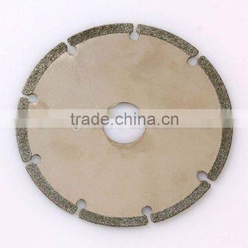 factory direct hot sale diamond electroplated cutting and grinding discs