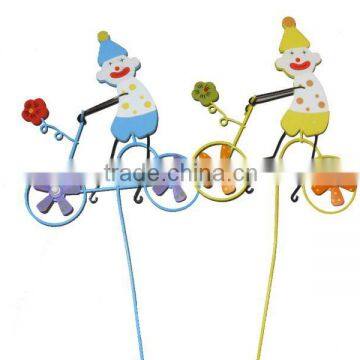 14x35CM HOT SALE Top Quality Wood Clown Toy Windmill with Promotions