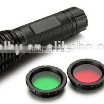 Strong flexible led flashlight switch with filters