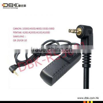 RS-3001 Cable Style Remote Switch For CANON: 1000D/450D/400D/350D/300D