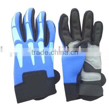 blue neoprene glove