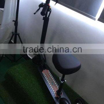 2016 Lightest Carbon Fiber Electric Scooter Small Size Portable Electric Mobility Scooter Hand-Carry Mini 2 Wheels Skateboard photo-6