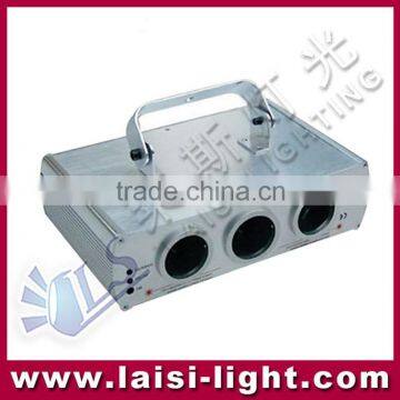 180mw Red+Green Three Heads Motor Beam Laser Disco Lighting/Three Head Scanning Stage Laser Light