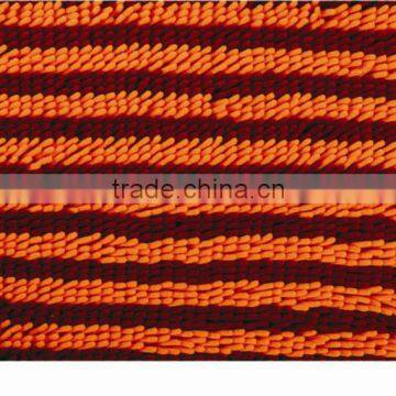 carpet with anti-slip base microfiber chenille carpet