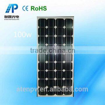 best price power 100w 18v solar panel in solar system