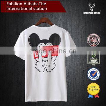 China Wholesale Breathable Organic Cotton Fancy Printed Teen Girl t Shirt photo-2