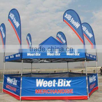 gazebo marquee hexagonal aluminum heavy duty fold away tent