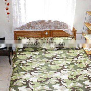 Camouflage cloth for bed cover