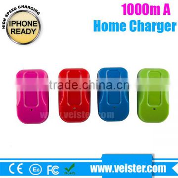 Colorful Portable Micro USB Travel Charger For Samsung Galaxy Tab P1000