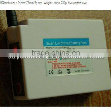7.4V 6000mAh smart lithium Heating Battery for clothes and coat