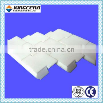 high-alumina ceramics, weldable, boltable, pasteable, bricks, tiles, hexagon