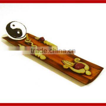 Handcrafted Canoe Shaped Bamboo Incense Burner