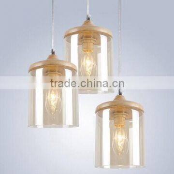 Stylish Modern wooden lamp, wooden pendant light, canteen light