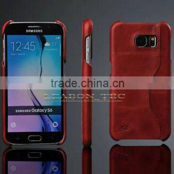 New Real Leather Wallet Stand Case For Galaxy S6 photo-3