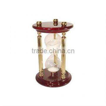 sand timer with wooden base, nautical gift , antique finishing 21001