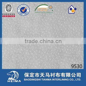 High Class Nonwoven Fusible Interlining Fabric 9530 for Suit Uniform and Jacket photo-3