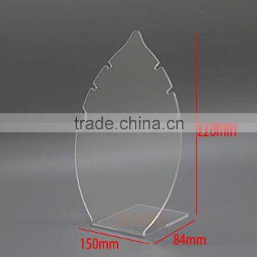 Custom Design And Size Acrylic L-shape Clear Necklace Stand photo-4