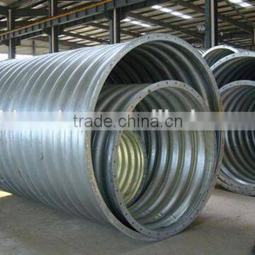 large diameter corrugated steel pipe/large diameter corrugated drainage pipe